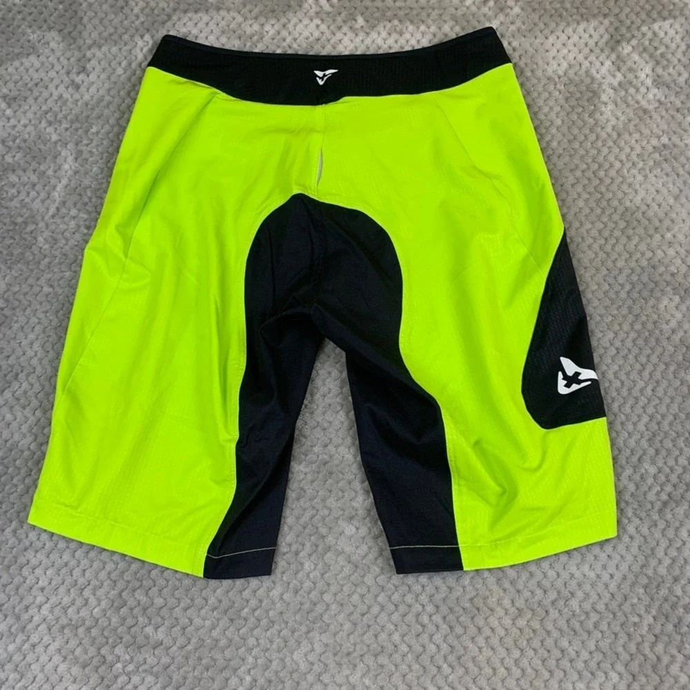 Cuore Trail Lyte MTB Shorts Mens Large Neon Yellow‎ Offroad Cycling NEW